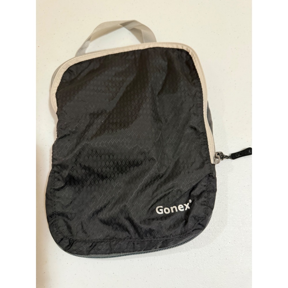 Gonex Compression Packing Cube Black Ripstop Nylon Travel Organizer Bag Small